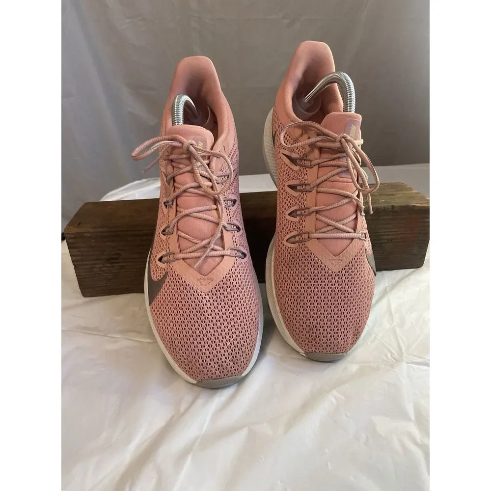 Women's Nike Quest 2 Pink Quartz Lace Up Running Shoes-Size 11-Excellent Cond.‎